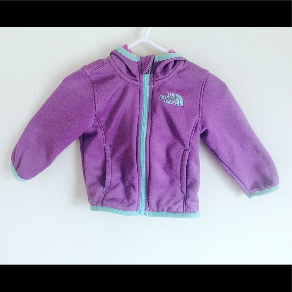 The North Face Infant Zip Hooded Jacket Purple